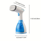 Handheld Garment Steamer 1500W Fast Heating – 9.47oz Removable Water Tank, 30-Second Heat-Up, Portable Fabric Steamer for Clothes at Home, Travel & Office | with Accessories