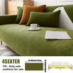 Chenille Ribbed Sofa Cover – Pet-Friendly Non-Slip Stretch Slipcover, Machine Washable Sofa Protector for 2, 3 & 4-Seater and Sectional Sofas, Modern Living Room Couch Cover