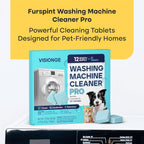 Washing Machine Cleaner Tablets 24-Pack – 12-Month Supply, Deep Clean & Deodorize for Pet Owners, Front & Top Load Safe