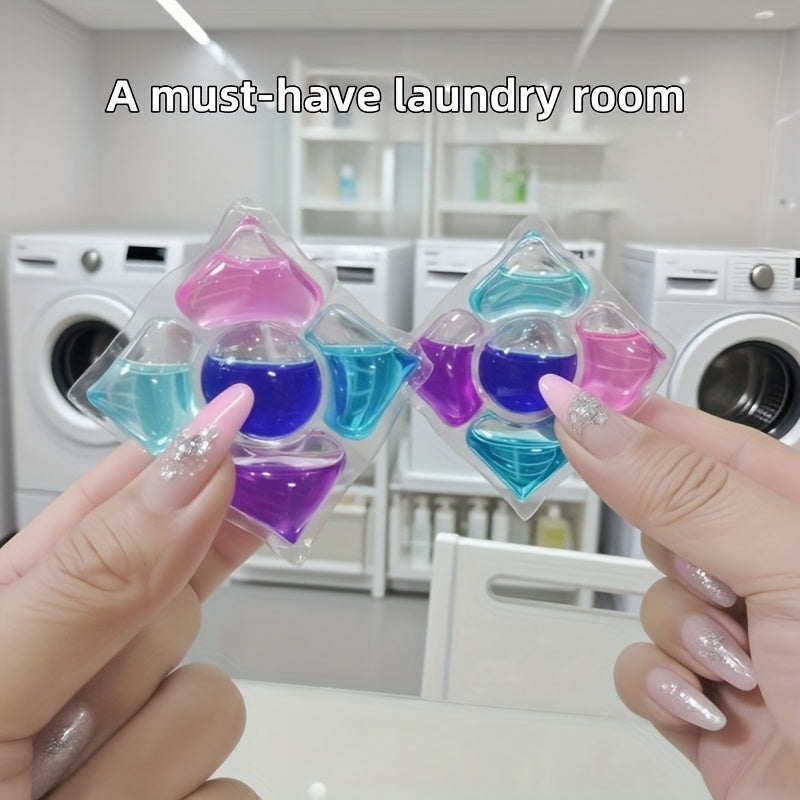 5-in-1 Scented Laundry Pods 7.05oz or 21.16oz – Premium Long-Lasting Aroma Detergent Beads, 12g Pre-Measured Pods Wash 8–12 Items, Powerful Stain Remover Fabric Cleaner
