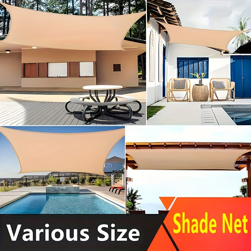 90% Sunshade Net Heavy Duty Thickened Shade Cloth Balcony Privacy Net Greenhouse Vegetable Garden Thermal Insulation PVC Edge Reinforced Corners