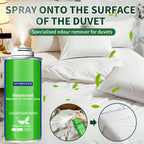 Bed & Fabric Fresh Spray 6.09oz – Natural Deodorizer for Quilts, Pillows & Bed Sheets, Long-Lasting Mild Formula