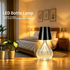 Wireless LED Bottle Lamp Touch Control USB Rechargeable 2400mAh IP44 Waterproof 3-Color Mood Light for Bedroom Bar Party Wedding Garden – Cordless Bottle Stopper Night Light