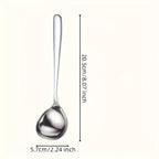 Stainless Steel Long Handle Soup Spoons Set 4 8 12 Pack for Soup Porridge Hot Pot Restaurant Kitchen Utensil