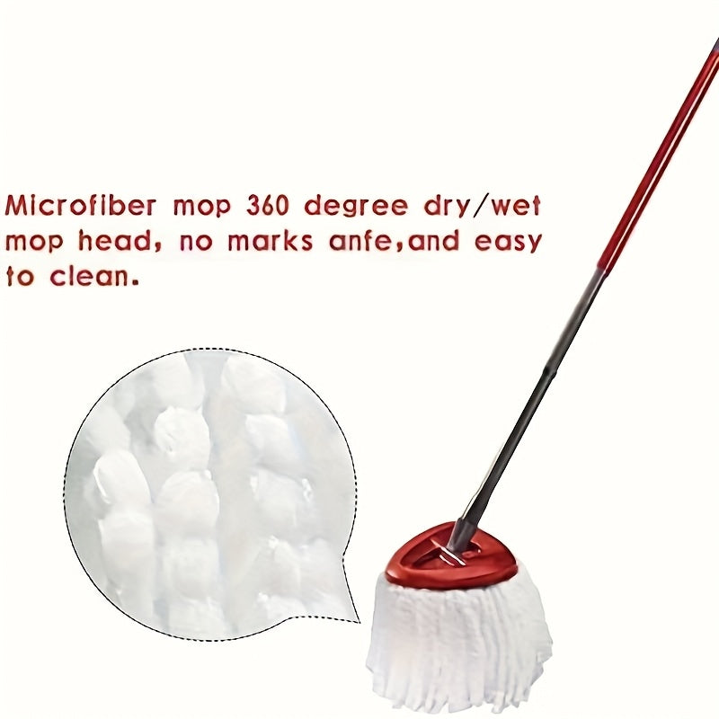 Microfiber Rotary Mop Replacement Heads 360-Degree Triangular Pads for Spin Mop Systems – Available in 2, 5, 10 & 20 Pack, Reusable Floor Cleaning Refills