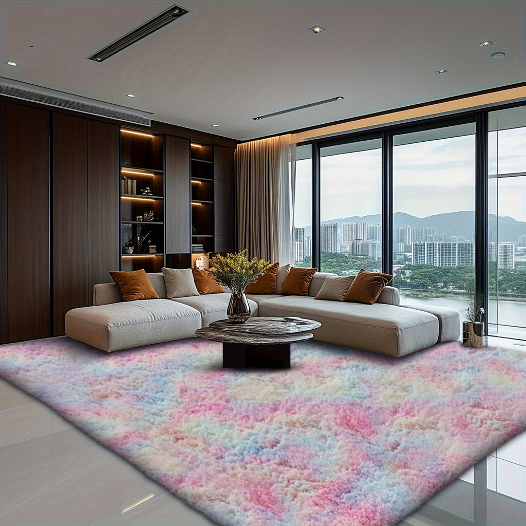 Fluffy Area Rug 200x300cm Super Soft, Large Indoor Shag Rug for Living Room Bedroom Office, Non-Slip Plush Floor Mat in Multiple Colors