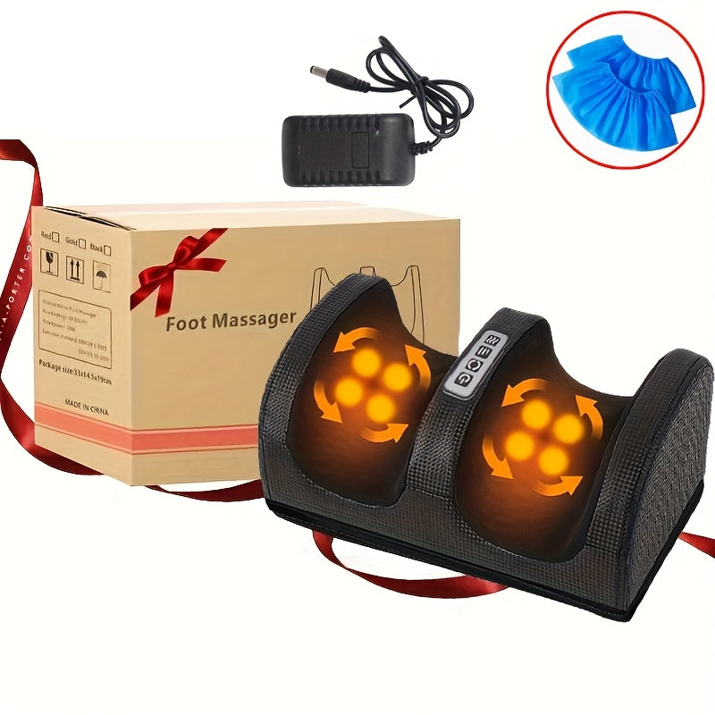 Foot Massager with Heat & Deep Kneading Compression for Legs, Feet & Arms – Electric Shiatsu Foot Massager for Home or Office Relief, Ideal Gift for Birthday, Christmas, Valentine's Day & Holidays
