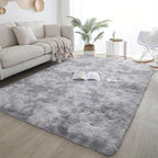 Plush Soft Long-Haired Area Rug – Machine Washable Warm Shaggy Carpet for Bedroom, Living Room, Kitchen & Bathroom, Multiple Colors, 5x8ft or 6x9ft