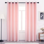 Velvet Curtains 52” Wide – Soft Grommet Thermal Insulated Light Filtering Velvet Window Panels for Bedroom | 2-Panel Set in 14 Colors & 7 Lengths