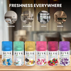 Automatic Spray Air Freshener Refill 8.45 oz, 1 or 4 Pack, 6 Scents Lavender Vanilla Cool Linen Ocean Magnolia Mixed Berries, Odor Eliminating Room Spray for Home Bathroom Car Office Closet