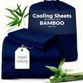 Bamboo Bed Sheets Set 1660TC Ultra Soft Deep Pocket Cooling 3/4pcs – Luxury Fitted Sheet & Pillowcase Set for Twin Full Queen King, 14 Colors