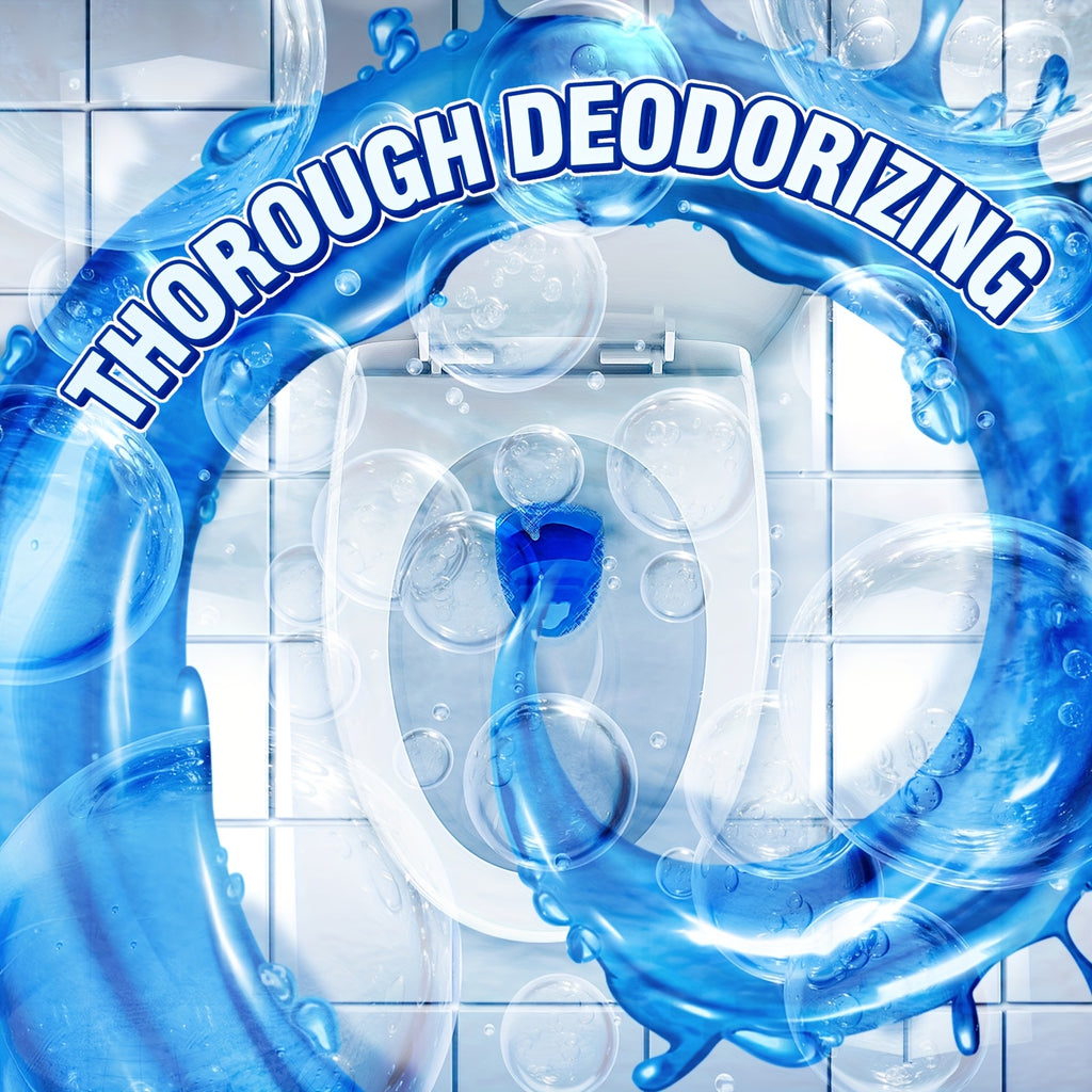 Blue Dissolve Toilet Tank Cleaning Tablets – 15-Day Long-Lasting Deodorizer, Stain Remover & Tank Cleaner | 20, 50 or 100 Count | Safe for Plastic & Porcelain