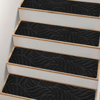 Non-Slip Stair Treads Self-Adhesive 4mm TPR Stair Mats for Hardwood Floors Indoor Stairs Carpet Pads 6pcs or 15pcs Set