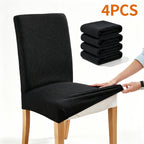 Dining Chair Covers 4/6pcs Set Washable Pet Friendly Dirt & Wear Resistant – Versatile Stretch Slipcovers for Home & Restaurant Seating, 12 Colors
