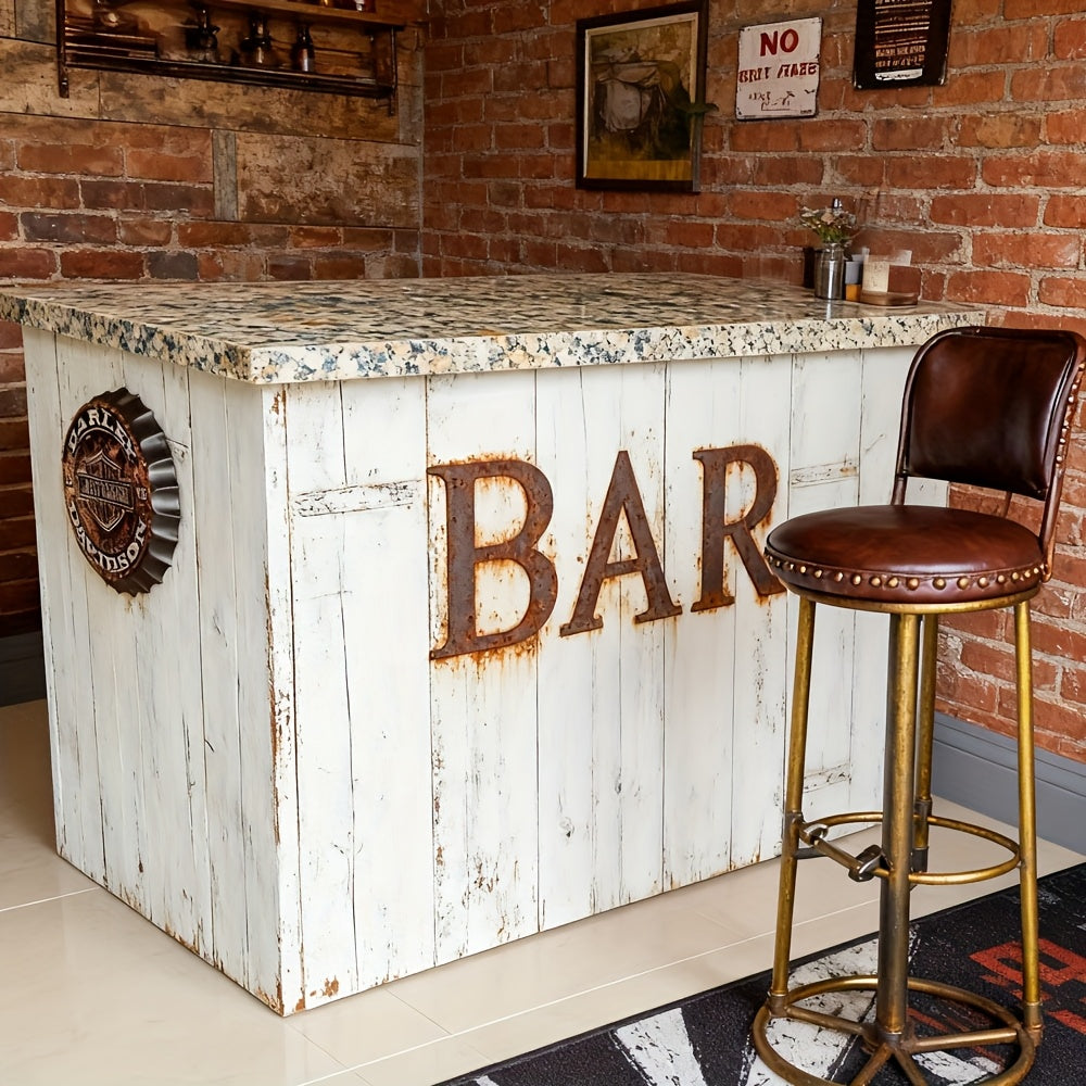 Rustic Metal Letter Wall Decor 12-Inch Tall Slim Iron Alphabet A-Z, Vintage Industrial Wall Art Sign for Home Kitchen Bar Shop, Personalized Name Monogram Holiday Gift for Christmas Thanksgiving – 26 Letters