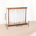 Necklace Display Stand with 24 or 36 Hooks – Rustic Multi-Hook Jewelry Tower Organizer for Home, Boutiques & Retail Stores, Tabletop Jewelry Rack, Tool-Free Assembly