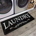 Laundry Room Rug Non-Slip Runner Washable Easy Clean Mat – Floor Protection for Washer Dryer Front, Laundry Area & Home | Multiple Sizes & Colors