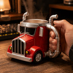 Truck Coffee Mug Novelty Truck Shaped Cup for Hot and Cold Drinks Fun Gift for Truck Lovers Men Boys Birthday Christmas