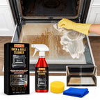 Stove & Oven Foam Cleaner Spray – Heavy-Duty Grease & Old Dirt Remover for Ovens, Grills & Kitchen Surfaces, Citric Acid Formula, Odor Eliminator, Hassle-Free Clean