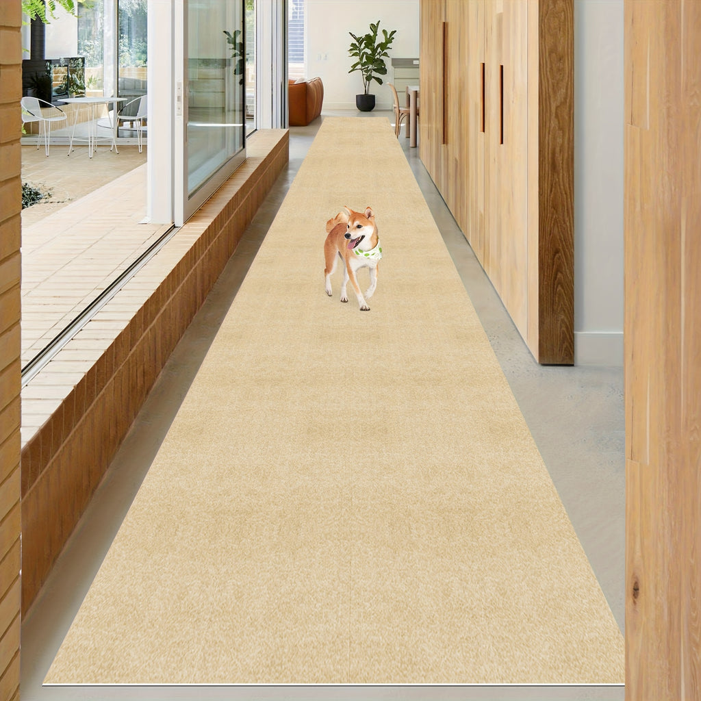 Non-Slip Runner Rug Washable & Cuttable – Low-Profile Hallway Rug for Kitchen, Living Room, Bedroom, Balcony & Poolside – Multiple Sizes 60x180 to 60x600cm