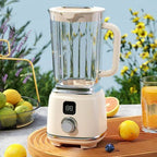 Portable Personal Blender 20oz Rechargeable 3000mAh Battery, Stainless Steel 10-Blade with Dual Speed Control – Cordless Smoothie Blender for Fruits & Vegetables, Black & White