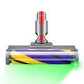 Dyson Vacuum Attachments Soft Roller Brush Head with Dust Detect Green Light Compatible V7 V8 V10 V11 V15 Hard Floor Motorhead Replacement Parts