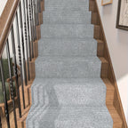 Non-Slip Striped Runner Mat – Self-Adhesive Trimmable Polyester Carpet for Hallway, Kitchen, Stairs, Garage & Patio | 5 Colors, 4 Sizes