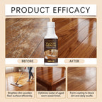 Floor Polishing Cleaner 5oz, Quick Brightening Deep Clean & Stain Removal for Wood, Tile & Marble Floors, Best Alternative to Floor Waxing for a Lasting Shine Without the Effort