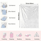 Gnomes Flannel Throw Blanket – Soft Warm Whimsical Print, All-Season Cozy Blanket for Sofa, Bed & Living Room | Halloween & Christmas Decor | 40×50in / 50×60in