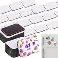96-Pc Sublimation Blank Fridge Magnets – Thick Refrigerator Magnet Blanks for DIY Crafts, Kitchen & Office Decor, 2.8x2 Inch Square