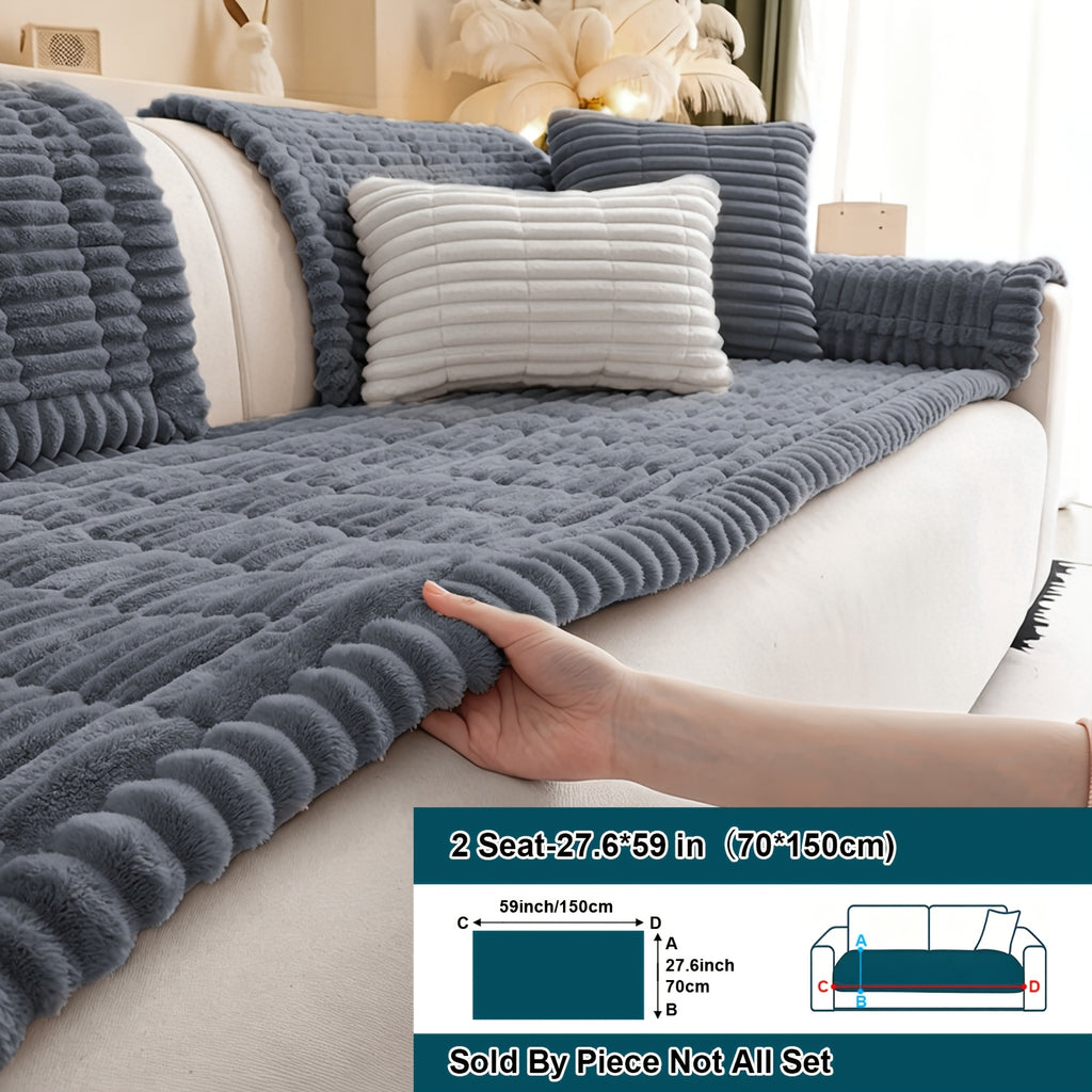 Soft Quilted Thick Sofa Cover Bohemian Style – Removable Machine Washable Pet-Friendly Sofa Protector for 1/2/3/4 Seater Split Sofa, All-Season Couch Cover for Living Room, Bedroom & Office