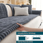 Soft Quilted Thick Sofa Cover Bohemian Style – Removable Machine Washable Pet-Friendly Sofa Protector for 1/2/3/4 Seater Split Sofa, All-Season Couch Cover for Living Room, Bedroom & Office