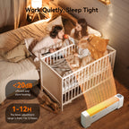 Baseboard Heater Electric 1500W Convection Adjustable Thermostat Overheat Protection Tip-Over Safety Quiet Operation ETL Approved White Manual Digital
