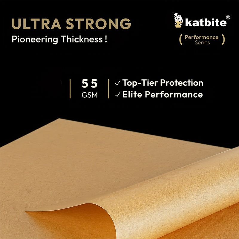 Parchment Paper Baking Liners 199PCS Unbleached Precut 12x16 Inch Non-Stick – Heavy Duty Oven & Air Fryer Safe Brown Baking Sheets for Cookies, Bread, Cake, Pizza & Meat