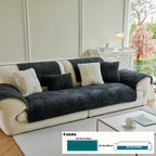Plush Non-Slip Sofa Cushion Cover Luxury Modern Pet-Proof Breathable Seat Pad Slipcover for Couch Living Room Bedroom Office – Soft Velvet Sofa Seat Cushion Protector Home Decor