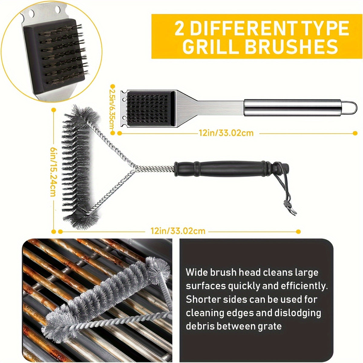 Stainless Steel Griddle Tool Set 34-Piece – 304 Food-Grade BBQ & Teppanyaki Tools for Camping, Family Cookouts & Outdoor Cooking