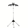 Foldable Ironing Rack & Clothes Drying Rack – Height-Adjustable, 360° Rotating Arm, Space-Saving Telescopic Laundry Stand for Home & Small Spaces | Black & Grey