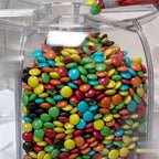 Large-Capacity Candy Dispenser & Sealed Storage Box – Smart Partition Container for Small Candies, Grain, Flour & Pet Food – Household Airtight Organizer, Halloween Party Gift