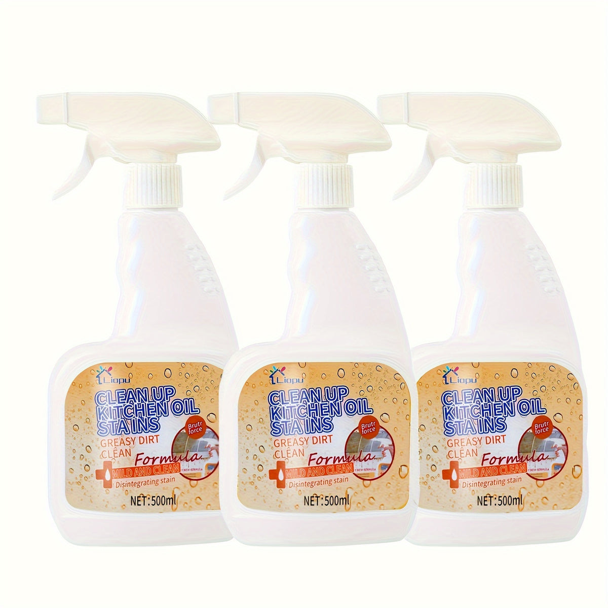 Kitchen Range Hood Degreaser Spray – Heavy Duty Oil Stain & Grease Remover for Range Hood, Stovetop, Oven & Metal Surfaces, Smoke Residue Cleaner, Unscented Strong Degreasing Cleaning Agent