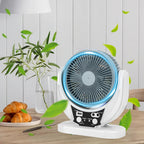 Portable Solar-Powered LED Camping Fan with USB Charging – Foldable 3-in-1 Fan, Light & USB Charger for Outdoor Adventures, Camping & Desktop Use