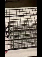 Wire Cooling Rack Set Collapsible Stainless Steel with Muffin Cup Slots - Baking Rack for Cakes, Cupcakes, BBQ & Drying, Stackable Oven Safe Cooling Grid