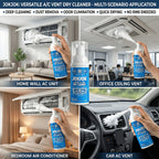 Air Conditioner Foam Cleaner No Disassembly 60ml for Central AC Vent Coil Internal System Dissolves Dirt Dust Mold Works on RV Window Mini-Split AC Units