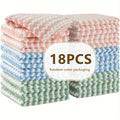 Microfiber Cleaning Cloths 18-Pack, Ultra-Fine Fiber Reusable Dishwashing & Kitchen Cloths – Multi-Color, Streak-Free for Home & Kitchen Use