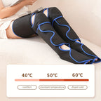 Full Leg Massager with Heat & Vibration Cordless Rechargeable – 4 Modes Pneumatic Compression for Calves Thighs Knees Ankles Soles, Large Screen, Mother's Day Father's Day Gift