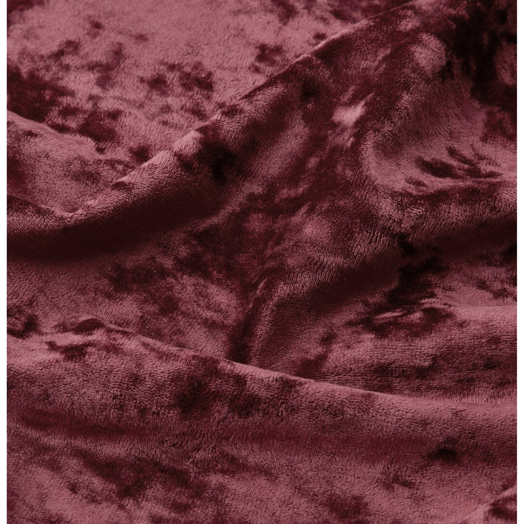 Luxury Distressed Crushed Velvet Curtains - 4-Piece Set (2 Panels + 2 Tiebacks), Grommet Top, Room Darkening | 10 Colors, 3 Sizes