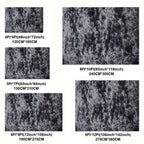 Velvet Shag Area Rug with Non-Slip Backing – Super Soft Plush Indoor Carpet for Living Room, Bedroom & Kitchen, Tie-Dye & Solid Colors, 5 Sizes