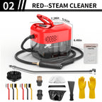 Handheld Steam Cleaner Large-Capacity with Extra-Large Water Tank – Rapid Heating Portable Multi-Function Cleaner for Floors, Cars, Fabrics, Kitchen & Bathroom Tile Grout