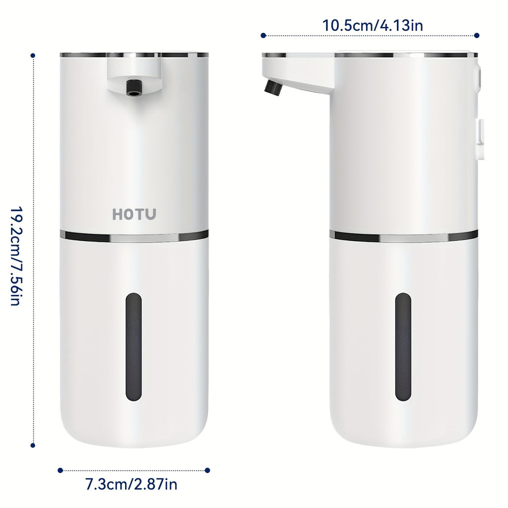 Automatic Soap Dispenser, USB Rechargeable Touchless Electric Soap Dispenser – Wall Mount or Desktop, Bathroom & Kitchen, Black or White