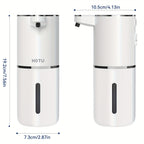 Automatic Soap Dispenser, USB Rechargeable Touchless Electric Soap Dispenser – Wall Mount or Desktop, Bathroom & Kitchen, Black or White