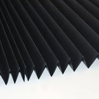 Blackout Pleated Paper Shades No Drill Cut to Size – 6 Pack Room Darkening Window Shades with 12 Clips, Temporary Portable Privacy Shades for Home, Travel & RV, Easy Install, 36"W × 72"H